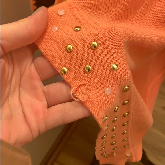 Cache’ orange sweater - Picture 5 of 5
